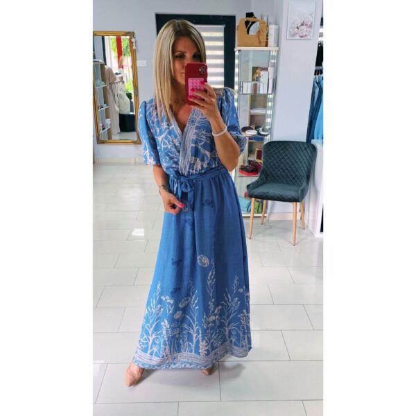 Spring-farmerhatású maxi ruha - Image 2